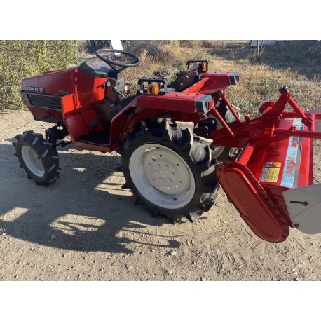 Yanmar F165. 3 cil. 4x4. Fresa